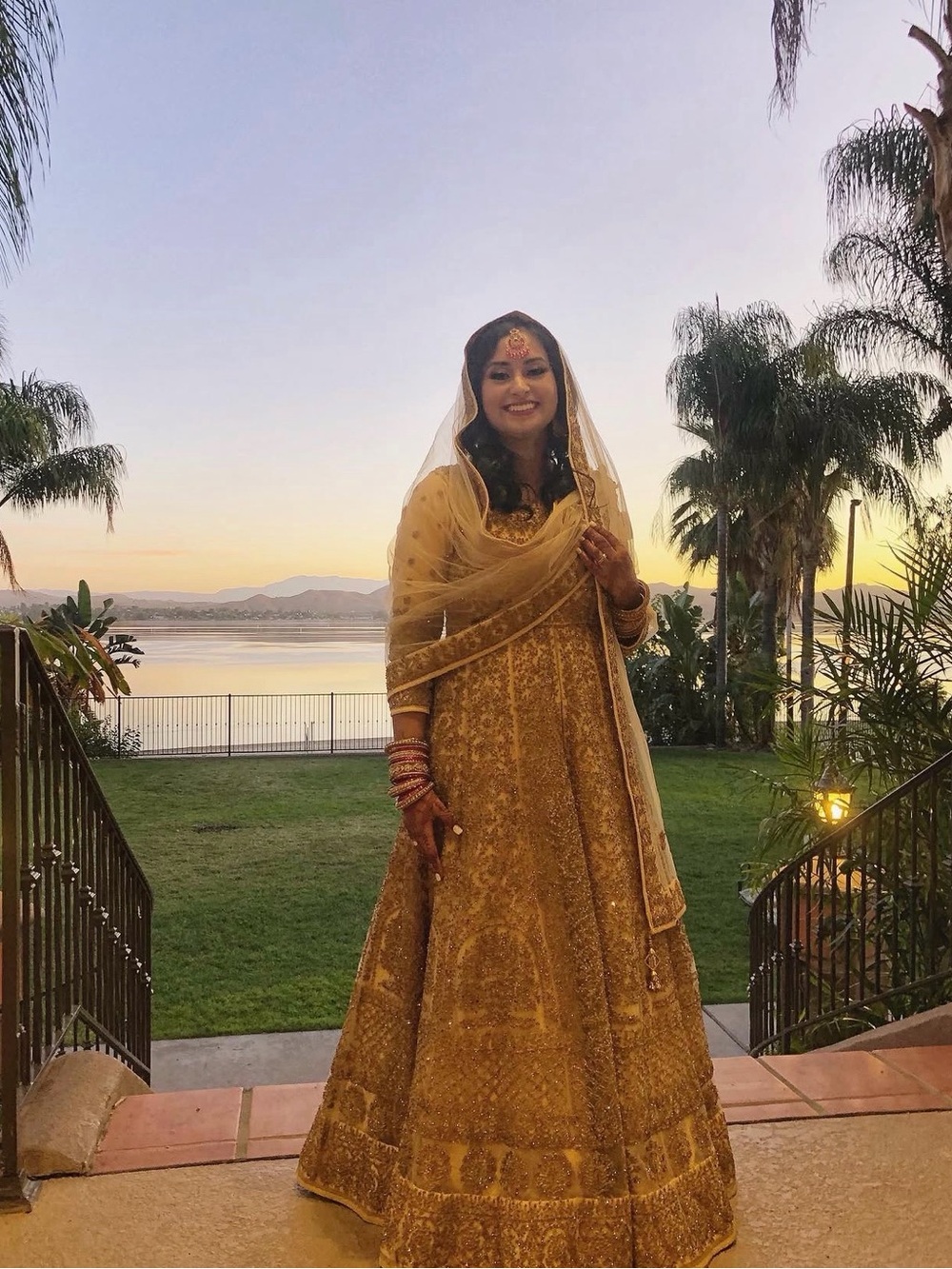 MKP | Jewel adorned Gold Anarkali